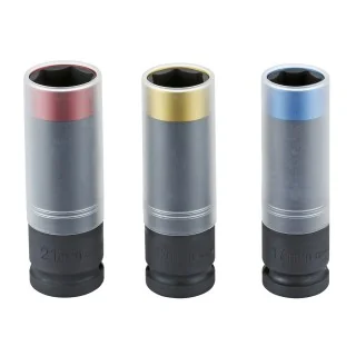 Power-impact socket set 1/2" 3-pcs