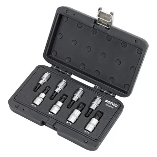 BMCS bit socket set 1/2" spline 8-pcs.