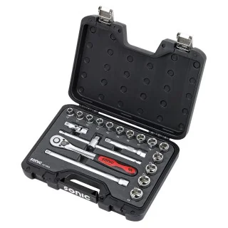 BMCS socket set 1/2" 19-pcs.