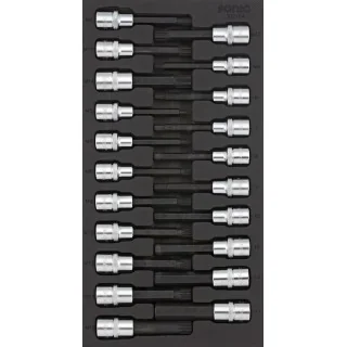 Bit socket set 1/2" SFS-S 21-pcs.