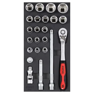 Combination set 1/2" SFS-S 23-pcs.