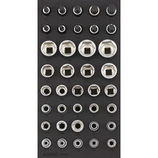 Bit socket set 1/2" SFS-S 38-pcs.