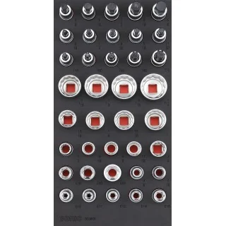 Bit socket set 1/2" SFS-S SAE 38-pcs.