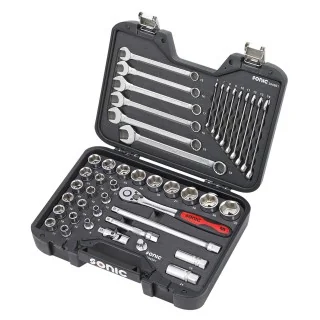 BMCS socket and wrench set 1/2" 45-pcs.