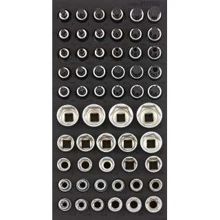 Bit socket set 1/2" SFS-S 56-pcs.