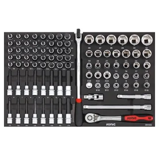 Combination set 1/2" SFS-M 95-pcs.