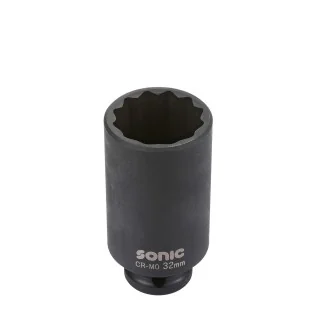 Impact socket 1/2" 12-point deep 36mm