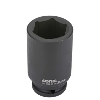 Impact socket 3/4" 6-point deep 46mm