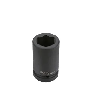 Impact socket 1" 6-point deep 90mm