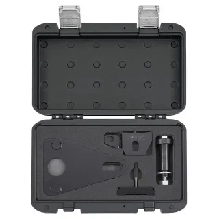 Flywheel front pulley locking tool set Renault/Nissan