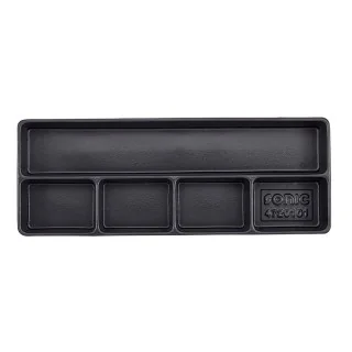 Empty tray, 5 compartments (145x370x48mm)