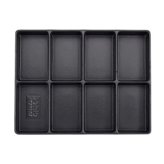 Empty tray, 8 compartments (290x370x48mm)