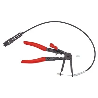 Flexible cable hose clamp removing pliers