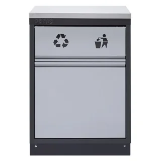 MSS wastebin/recycle cabinet 674mm