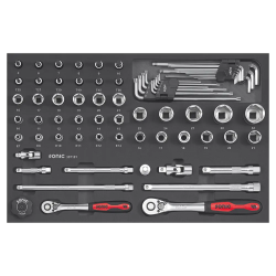 Combination set 3/8" and 1/2" SFS-M 71-pcs.