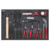 Pliers, chisel and hammer set SFS-M 14-pcs.