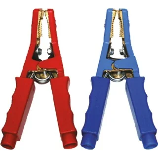 Cable (25mm²) + clamp red 650A for micro booster 12V/800A