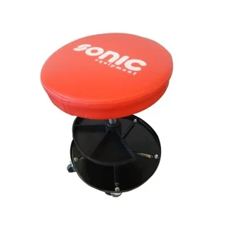 Adjustable roller seat pneumatic