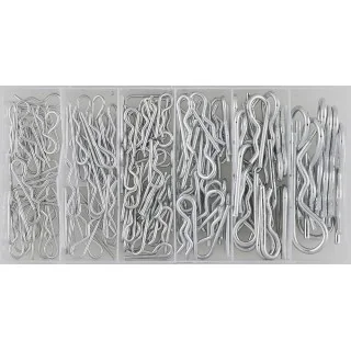 W-clip assortment 150-pcs.