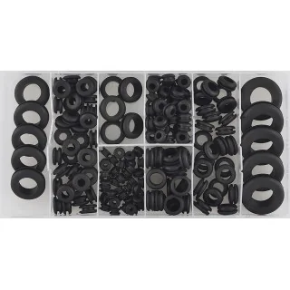Rubber tules assortment 180-pcs.