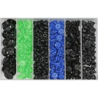 Trim clip assortment for Vauxhall/ Opel 300-pcs.