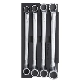 75° Offset ring wrench set SFS-S 4-pcs.