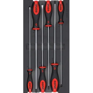 Long screwdriver set SFS-S 6-pcs.