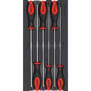 Screwdriver set TX long SFS-S 6-pcs.