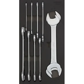 Double open wrench set SFS-S 10-pcs.