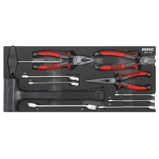 Pliers and hammer set SFS-XS 11-pcs.