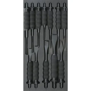 Gripped chisel and punch set SFS-S 12-pcs.