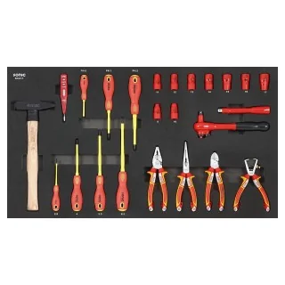 Tools kit set VDE SFS-L 24-pcs.