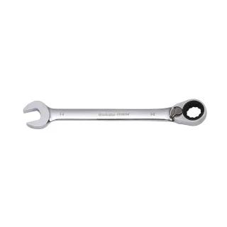 Reversible ratcheting wrench 12-point 18mm