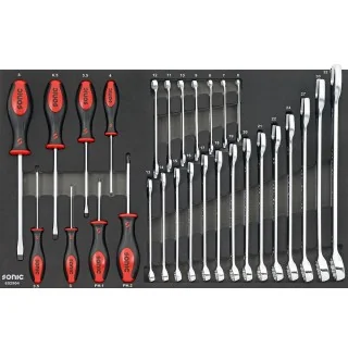 Screwdriver and wrench set SFS-M 29-pcs.