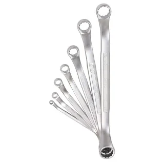 45° offset ring wrench set SAE 7-pcs