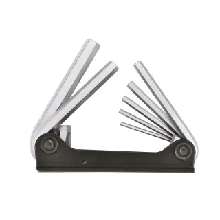 Key wrench set hex foldable 7-pcs.