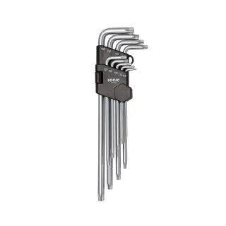 Key wrench set TX extra long 9-pcs.