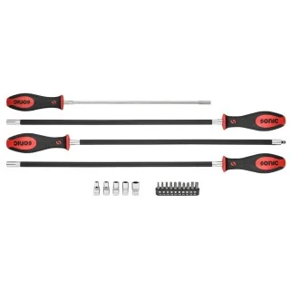 Flexible hose clip driver set 19-pcs