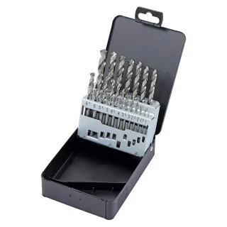 Drill set HSS-G 19pcs