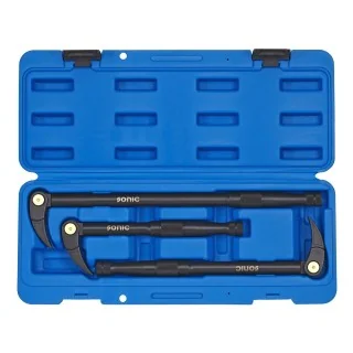 Indexable ratcheting pry bar set 3-pcs.