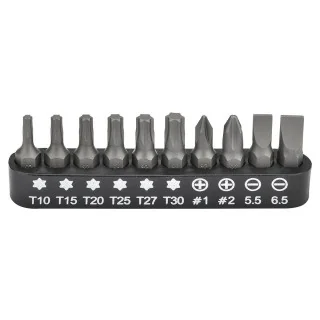 Bit set 1/4" 10-pcs