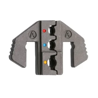 Jaw for crimping insulated terminals