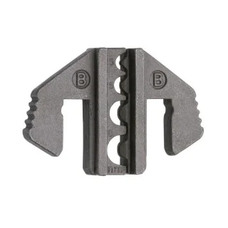 Jaw for crimping non-insulated terminals