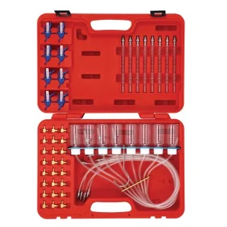 Common rail flow meter set for 8 cylinders