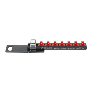 Socket rail empty 1/4" 7-pcs