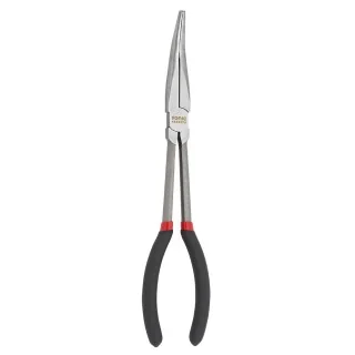 Long nose pliers 11" 45 degrees bent