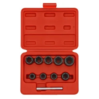 Twist socket set 3/8" 10-pcs.