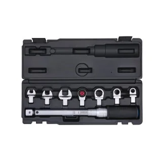 Torque wrench set 3/8" exchangable 4-20Nm 8-pcs.