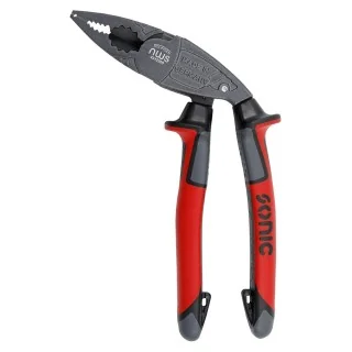 Ergonomic power combination pliers 8"