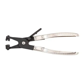 Flat band hose clamp pliers